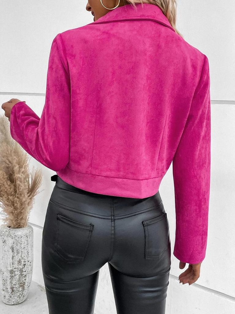 Heißverkaufende kurze Wildlederjacke Top im europäischen und amerikanischen Stil