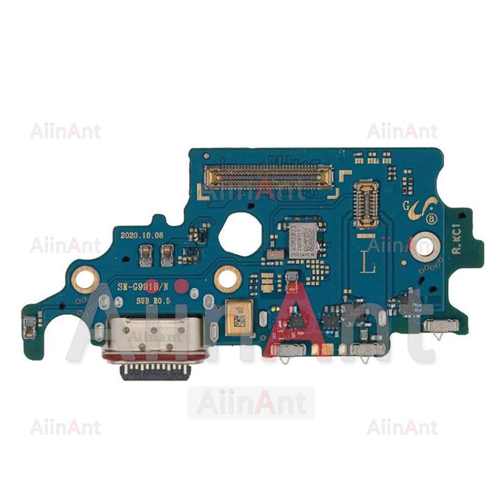 Aiinant USB Charger Board Dock Connector Charging Port Flex Cable For Samsung Galaxy S21 Ultra Plus FE G991B G991N G991U G991W