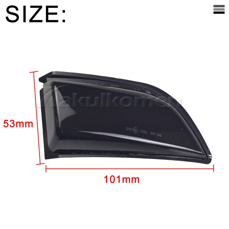 2Pcs Dynamic Amber LED Side Rearview Mirror Light for Volvo XC60 2008-2013 Car Styling Turn Signal Indicator Lamps