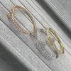 Luxury Diamond Four-Leaf Clover Bracelet - Elegant Valentine's Day Gift
