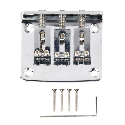 3-saitige Gitarre Metall-Saitenhalter Brückenteile Musikinstrumentenzubehör