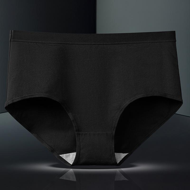 Slip da Donna Taglie Forti Primavera ed Estate Colore Puro Cotone Vita Alta Traspiranti Comodi