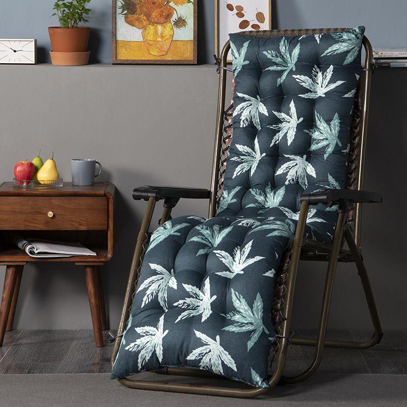 

Luxurious Leaves Starry High Back Chair Cushion For Deck Seat Pad And Garden Relaxation Green Leaves,48*120*8cm/19*47*3in