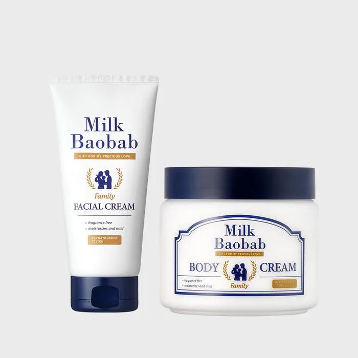 Family Facial Cream 160g + Body Cream 500g