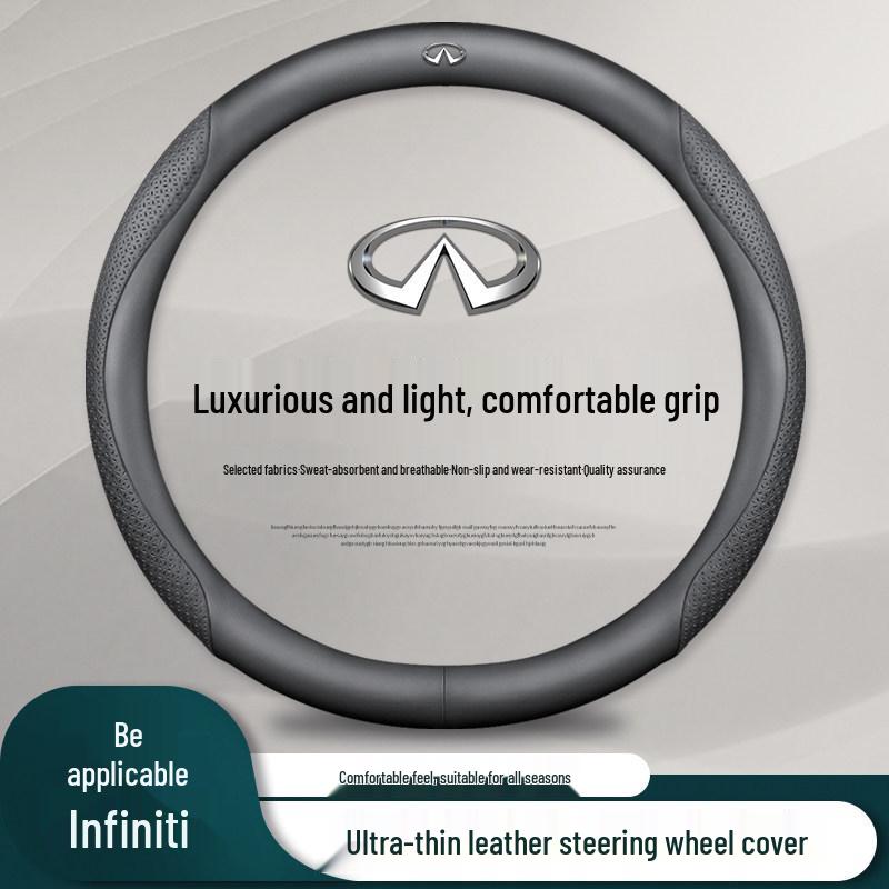Infiniti Lenkradbezug: Echtes Leder für Q50, QX50, Q60, Q70, QX80, FX3 - Ganzjahres