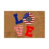 Independence Day Decorative Door Mat - Indoor Outdoor Carpet Home Floor Mat - Rubber Entrance Bathroom