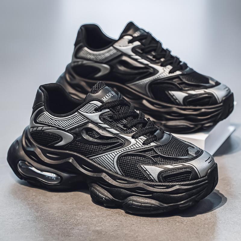 Shoes Men's New Trendy Shoes Young and Young Versatile Casual Shoes Thick-soled Heightening Sports Men's Shoes