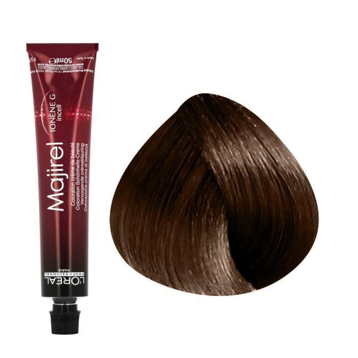 L'Oréal Permanent Hair Color - Majirel No. 5.35 - Light Golden Mahogany Brown - 50ml
