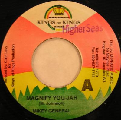 7palcová deska MIKEY GENERAL - Magnify You Jah NONE Kings Of Kings 1999 Jamajka Reggae, Ska & Dub Použitá