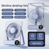 2026 Silent USB Rechargeable Clip-on Fan for Smart Home and Dorm Use
