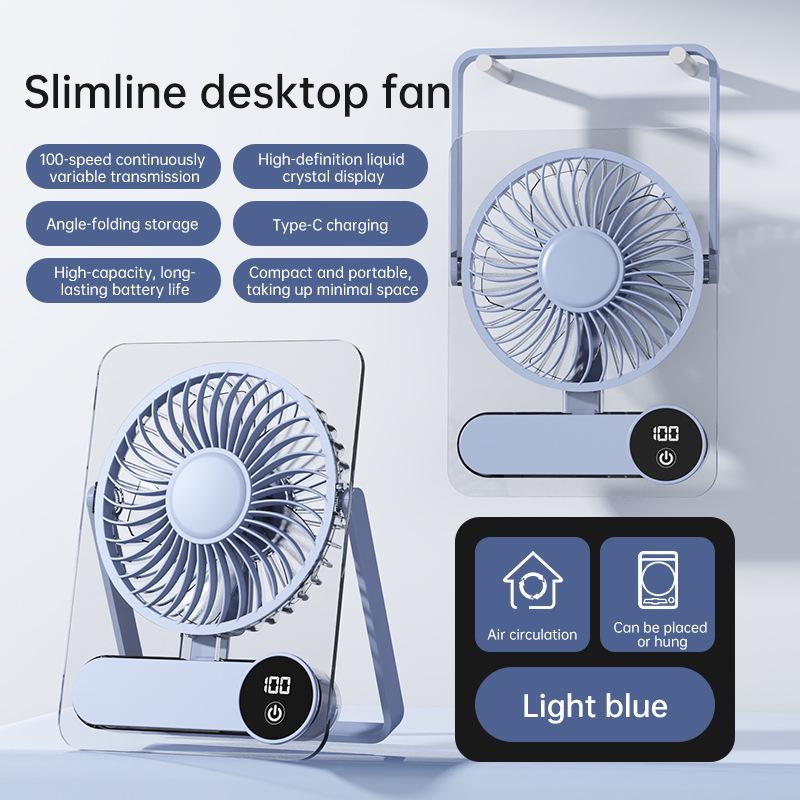 2026 Silent USB Rechargeable Clip-on Fan for Smart Home and Dorm Use