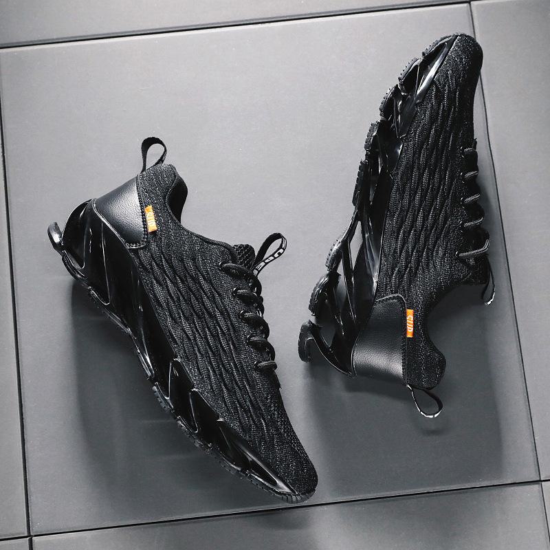 "Scarpe da Corsa da Uomo in Rete Traspirante 2024 - alla Moda, Taglia Grande, Sportive Casual, Primavera & Autunno"