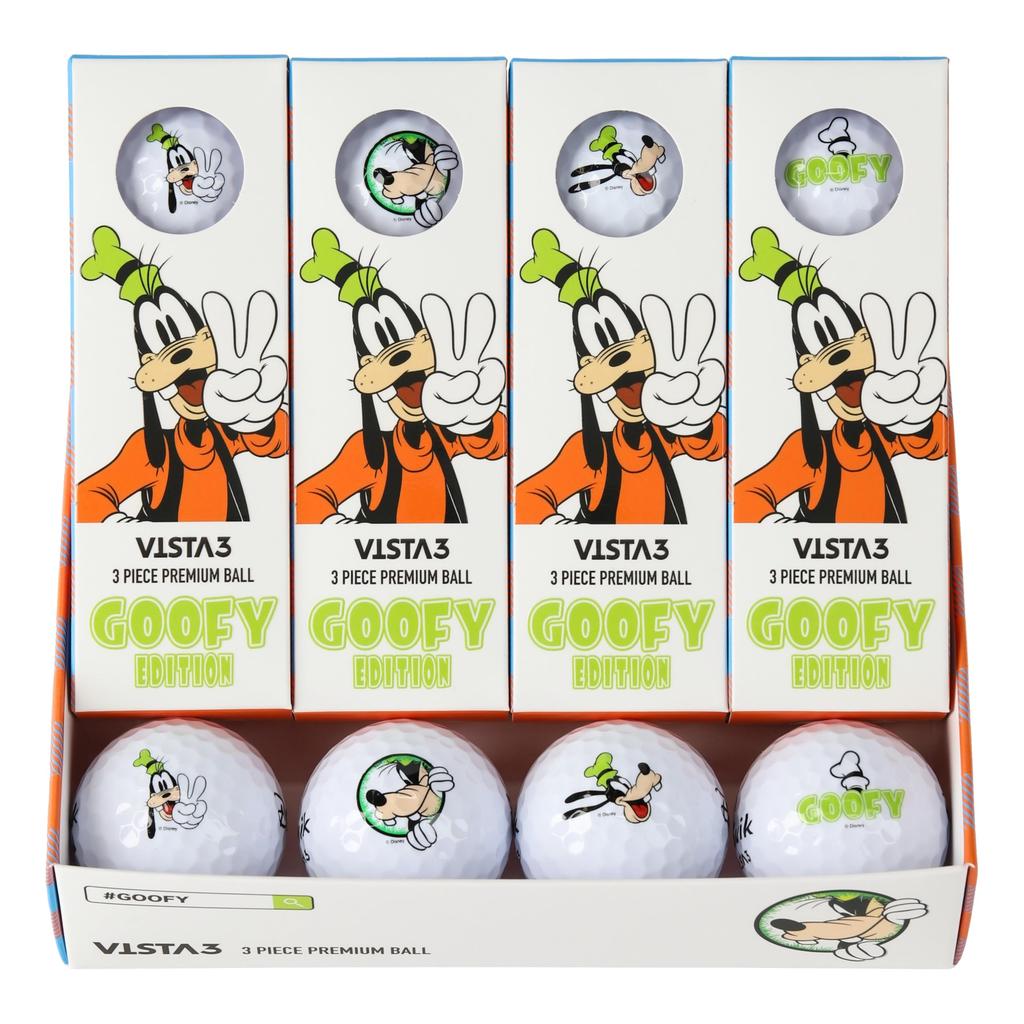 Volvik Golfbälle DISNEY GOOFY GOLF DZ PACK Weiß 1 Dutzend (12 Stück)