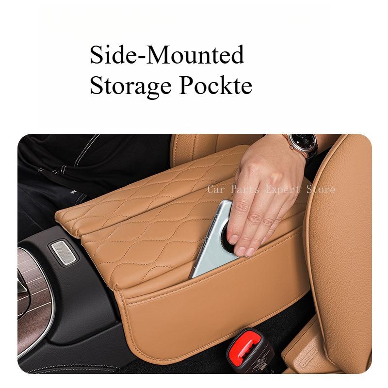 For Mercedes E Class E300L C Class C260L GLC Car Center Console Armrest Heightening Protector Pad Car Armrest Box Cover Interior