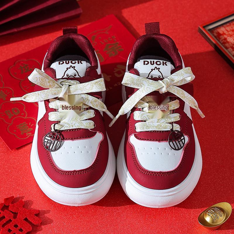 2026 Kids' Waterproof Winter Leather Sneakers: Velvet-Lined, Trendy, for Toddlers & Young Children.