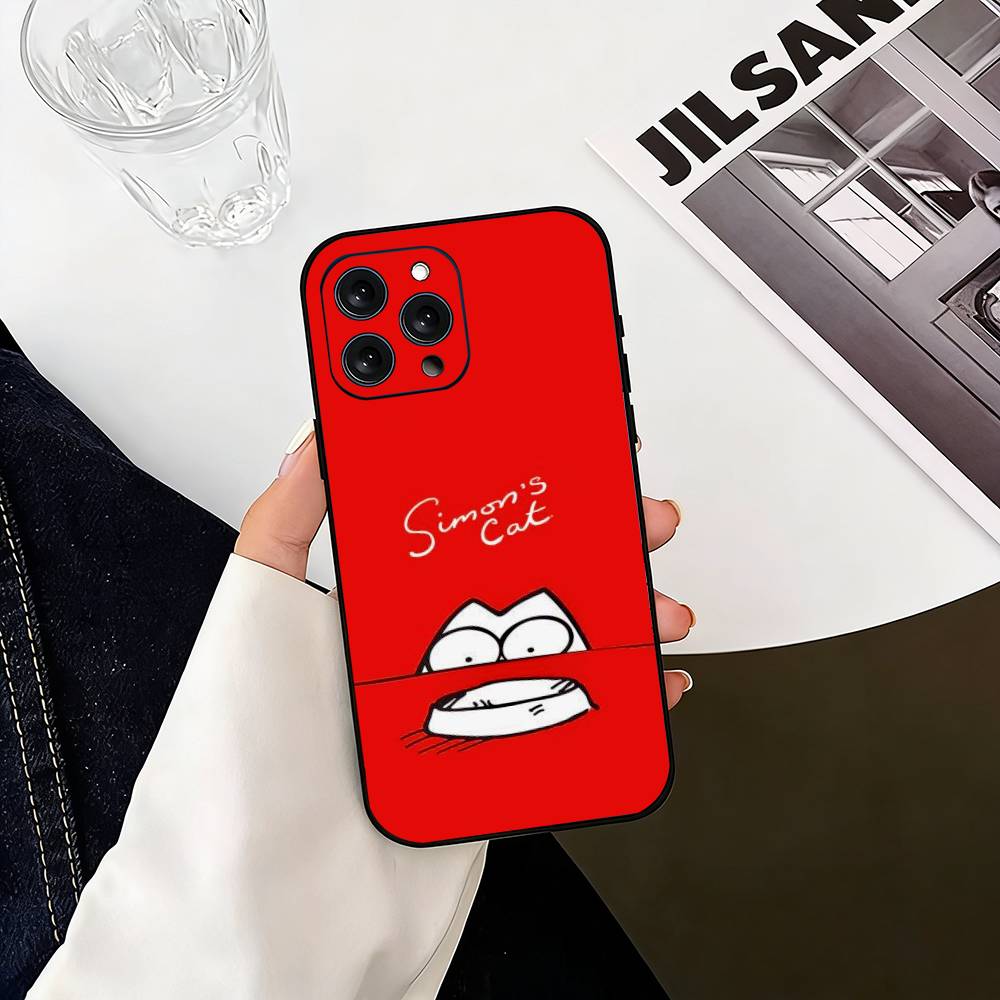 S-Simons And Cats-s Phone Case Silicone Soft For IPhone 17 16 15 14 13 12 11 X XR Plus Pro Max Plus