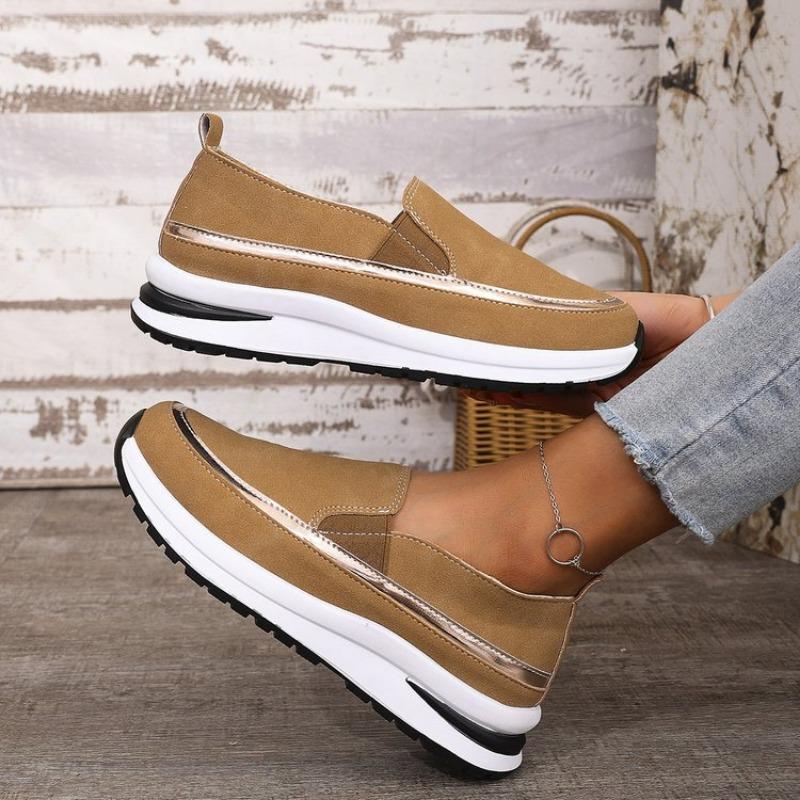 

Холщовые повседневные туфли большого размера женские весенне-осенние новые легкие повседневные туфли на одной педали женские 43 темно-коричневого