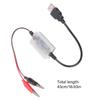 Notfall-Autobatterie-Ladekabel Flexibles Stromkabel mit intelligenten Klemmen und LED-Statusanzeige für 12V-Fahrzeuge