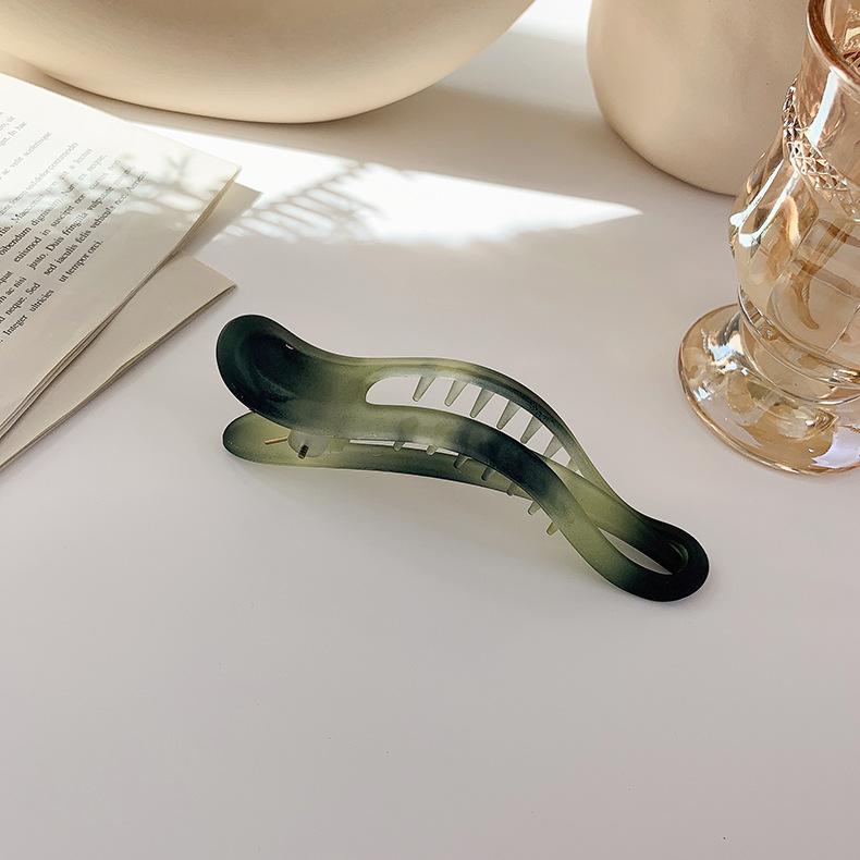 

Модные заколки для волос для женщин Элегантные Красочные Однотонные Большие 11 см Заколка для волос Заколки для волос для девочек Зажим-уточка Аксессуары для волос