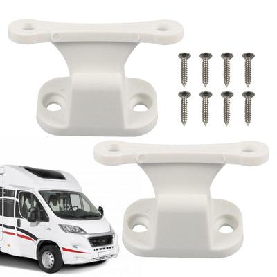 RV Deurstopper Bootdeurklink Deurstopper 2X met Schroeven Deurstopper Vervangingsonderdelen voor Marine Hardware RV