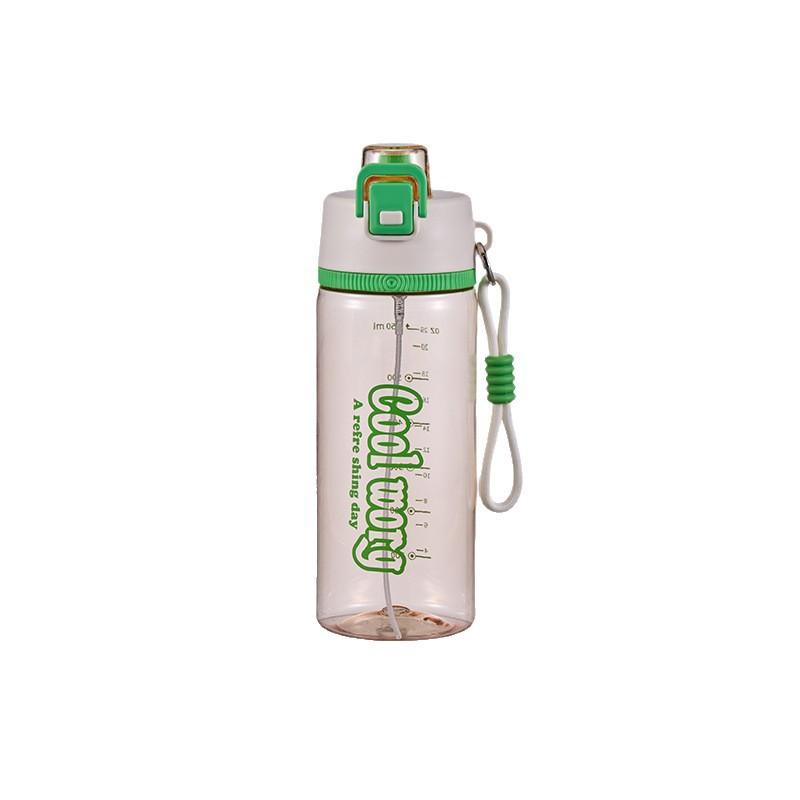 Water bottle summer multi-functional spray water cup with scale large capacity leak-proof direct drinking cup outdoor portable sports water cup