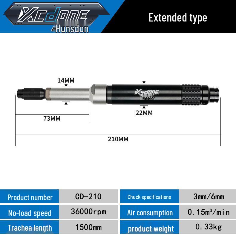Industrial-Grade Xianshitong Pneumatic Sander & Air Grinder Pen 