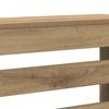 Radiator Cover Artisan Oak 78 x 20 x 82 cm Wood Based Material
