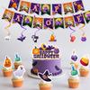 Spot Halloween-Themed Party Decorations, Children'S Birthday Flag Cake, Card Balloon Set
