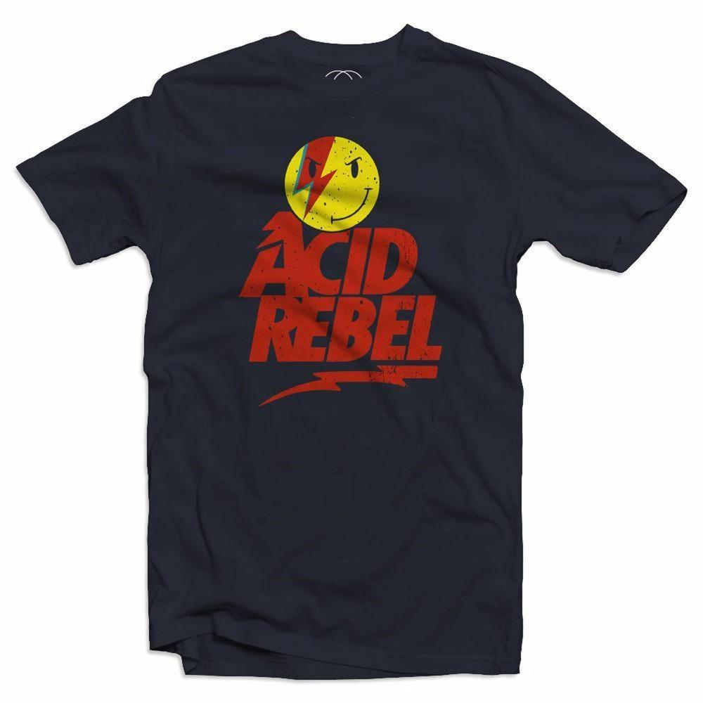 

Acid Rebel House Dance Music Rave DJ Mens Techno T-Shirt 4XL