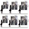 Pure and Innocent Girl Printed Curtains, Pole Bag Curtains, Bedroom and Living Room, Home Decoration, Room Decoration