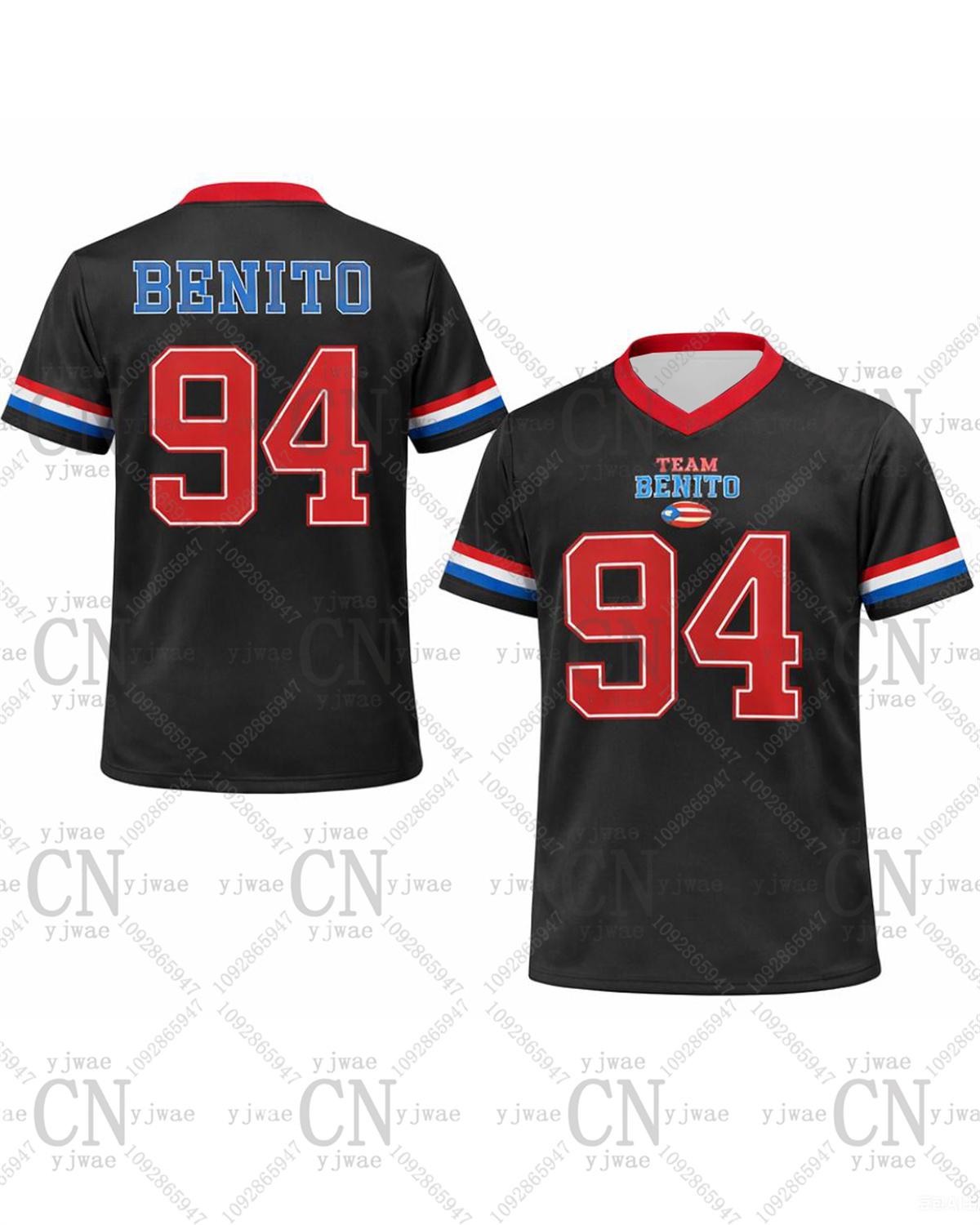 Benito Rugby Jersey Benito Bowl Lx Halftime 2026 Jersey V-Neck Music Concert Outfit Gift Top Summer Men S And Women S T-Shirts 4XL