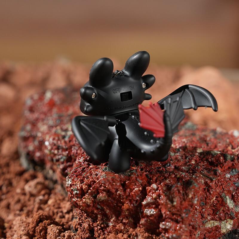 Porte-clés Peluche Lumineux Krokmou - Cadeau Furie Nocturne pour Garçons & Filles