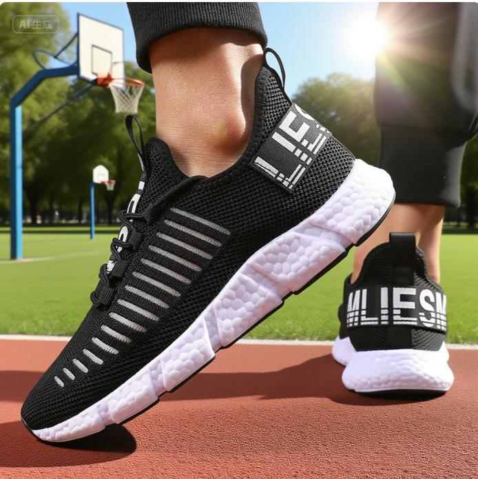 Mode Herenschoenen Ademend Mesh Bovenwerk Outdoor Casual Tennis Sneakers Antislip Gedempte Binnenzool Heren Comfort Hardloopschoenen