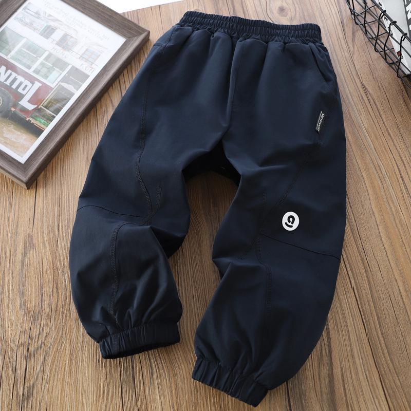 2025 Kids' Winter Double-Layer Thickened Polar Fleece Sweatpants - Boys & Girls Warm Work Pants