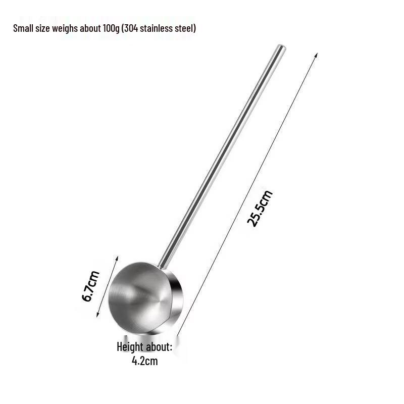 CMAOS Stainless Steel Long Handle Oil Ladle Set