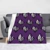 Deads by Daylights Horror Game Blankets  Flannel Throw Blanket Summer Air Conditioning Personalised Lightweight Bedspreads
