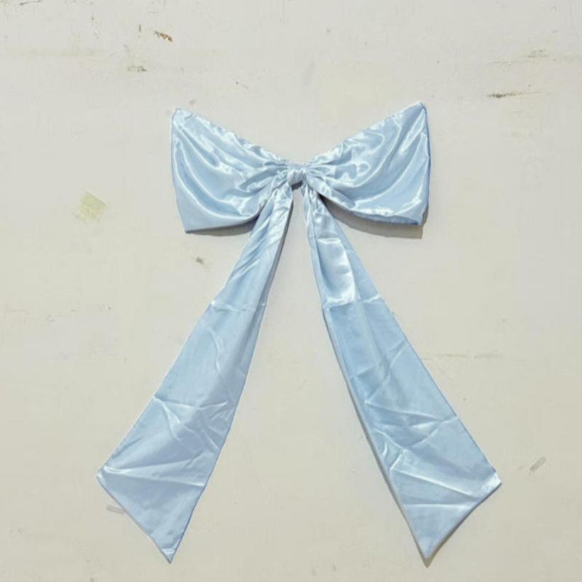 Cute Christmas Large Satin Bow Ribbon Elegant Party Backdrop Wall Hanging Decorative Bows for Wedding Christmas Bridal