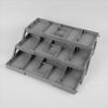Foldable Makeup Drawer Organizer 2/3 Layer Plastic Expandable Drawer Organizer Collapsible Space Saving