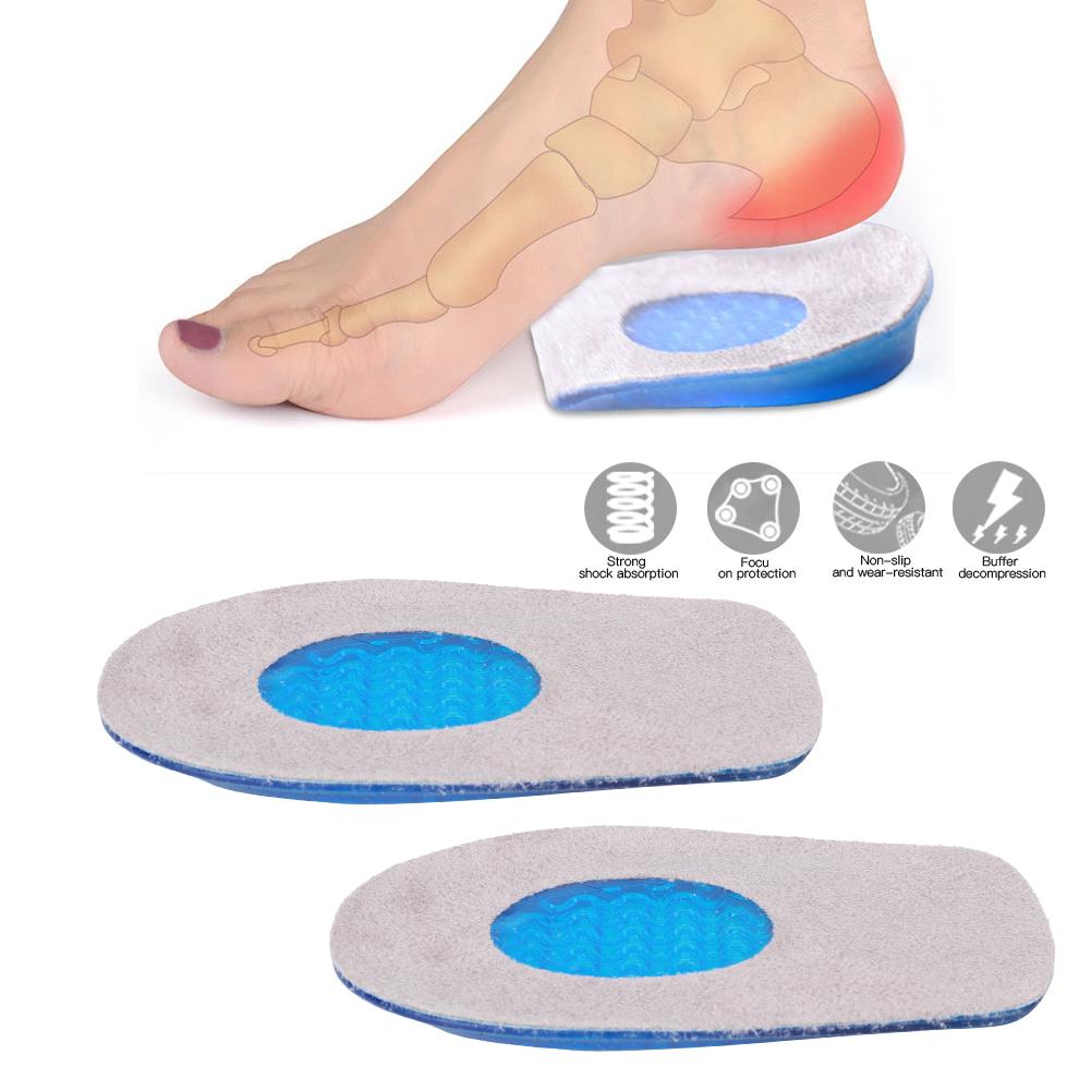 3 Paia Inserti Rialzo Tallone Solette Rialzo Scarpe Cura del Piede Cuscinetto Ammortizzante Antalgico Morbido Silicone Donna TPE Tallone