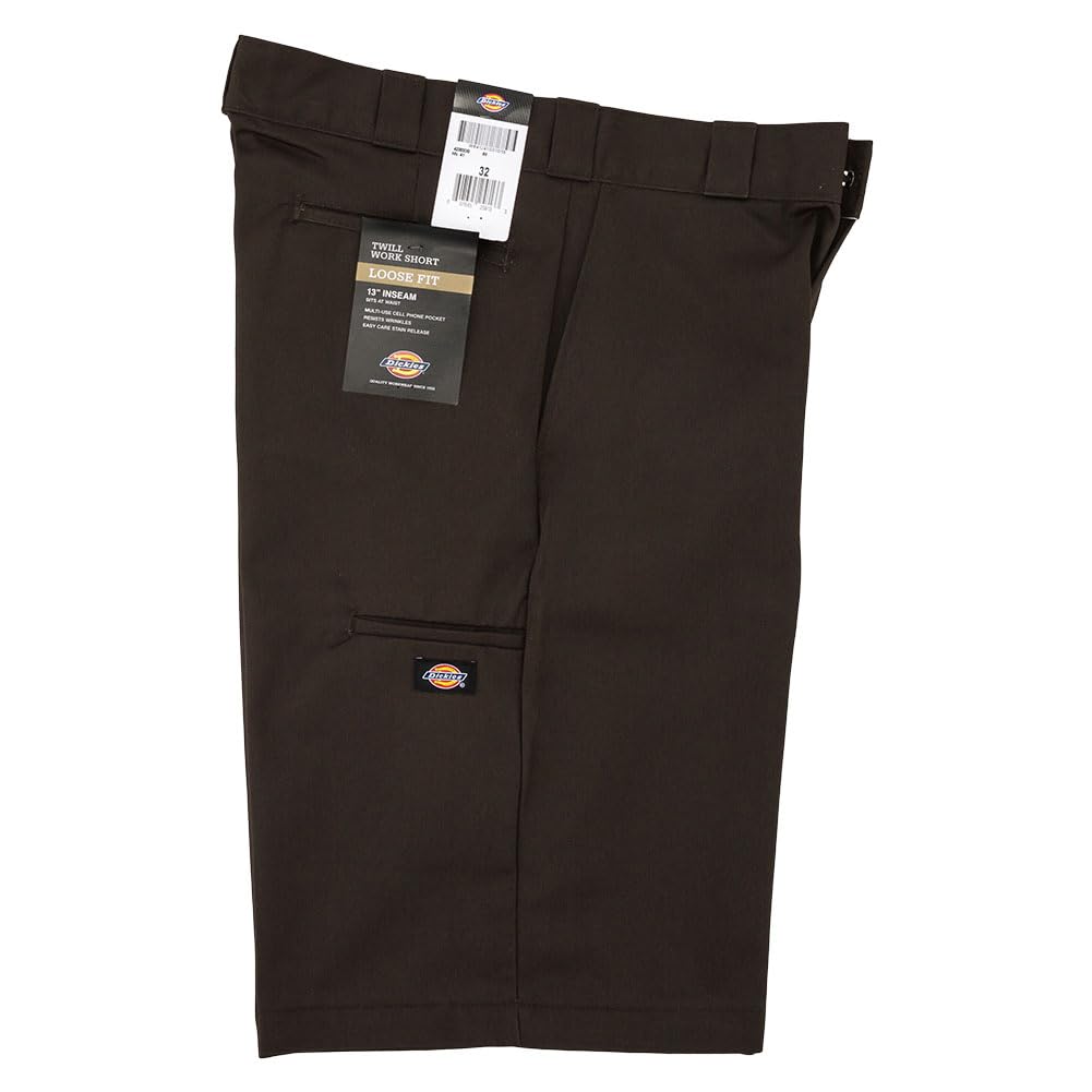 Dickies Work Shorts 42283 Solid Plus Size Dark Brown