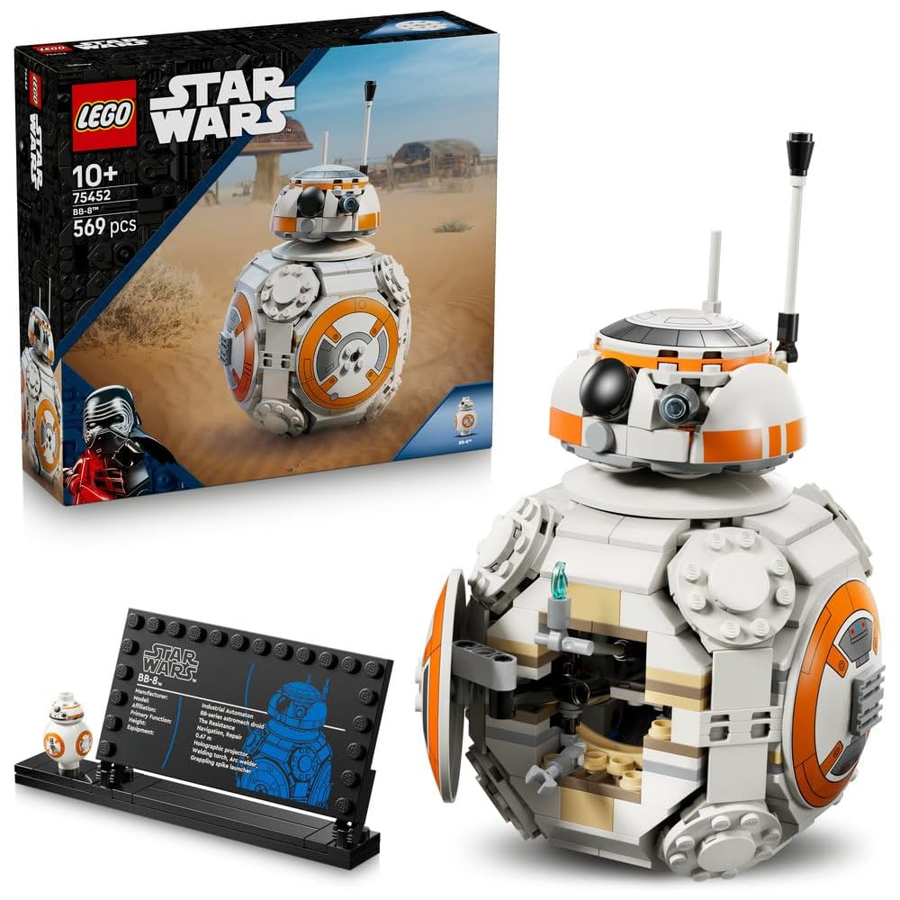 LEGO Star Wars BB-8 Astromech Droid Toy Building Blocks for Kids Ages 10-12