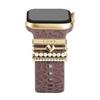 Decoration Charms For Apple watch band 11/10/9/Ultra/SE Diamond Jewelry silicone Bracelet for Samsung Galaxy/Huawei watch strap