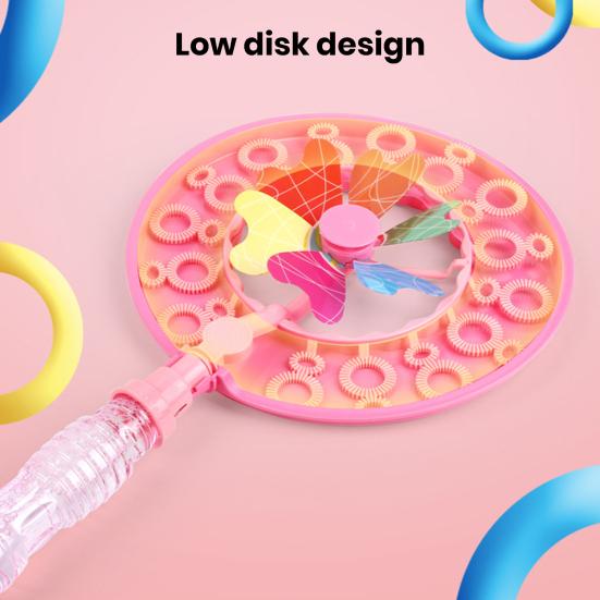 1 Set Bubble Machine Creative Windmill Bubble Maker Machine Manual Blowing