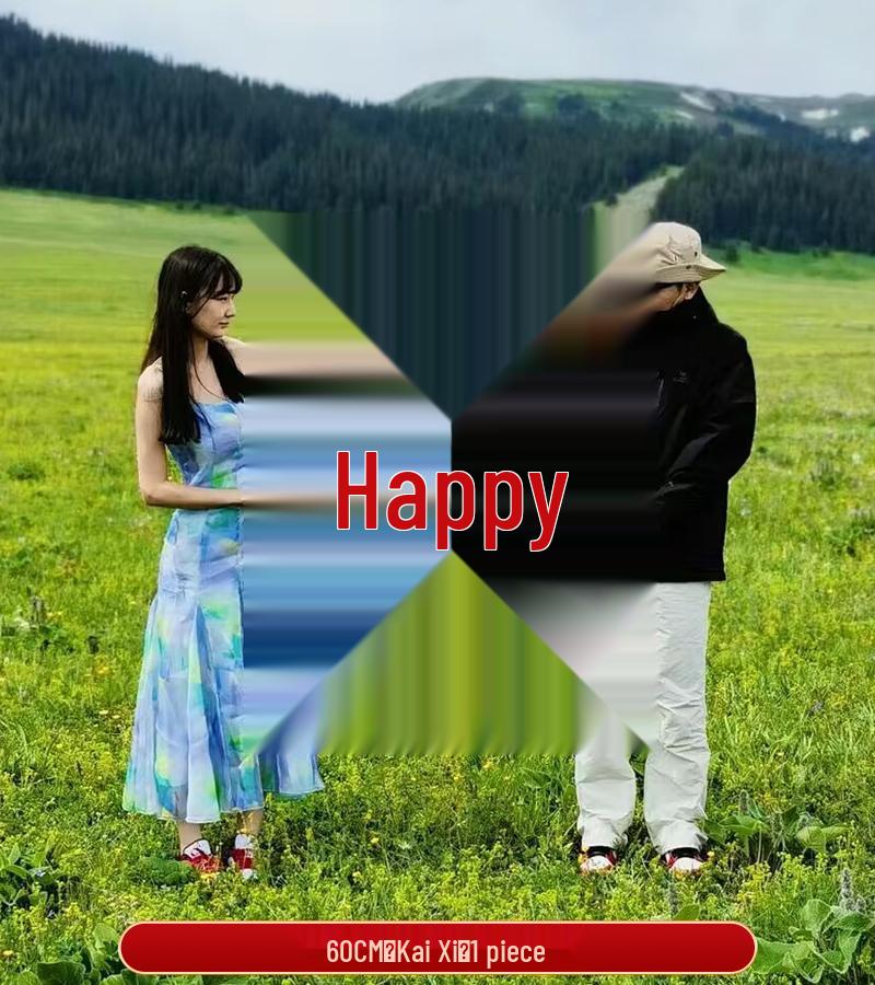 Dubbel Lycka Bröllopsrum Dekoration Klistermärke för Nytt Sovrum & Vigsel Foto Bakgrund