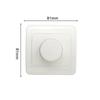 Helt ny dreiedimmerbryter AC 200V-250V europeisk standard