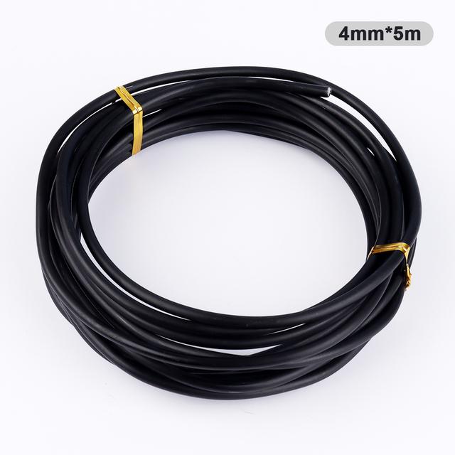 Garden Bonsai Shape Aluminum Wire (1.0mm, 1.5mm, 2.0mm, 3mm, 4mm, 5mm) Black Six Sizes for Garden and Plant Shapes