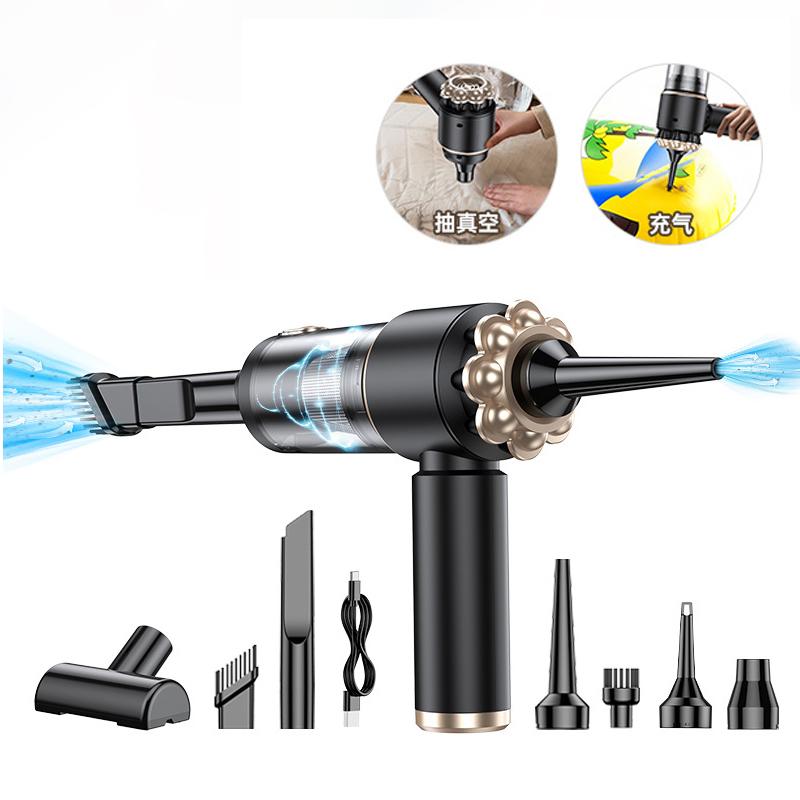 LED Display Car Vacuum Cleaner 12000Pa Mini Wireless Vacuum Cleaner Powerful Suction Handheld Portable Vacuum Cleaner for Car