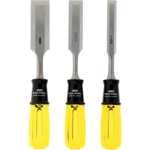 KAKURI All-Purpose Chisel, Short Type, Set of 3