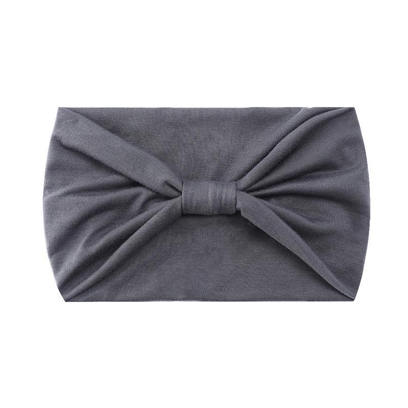 

Wide Non Slip Hair Bands for Women, Soft Elastic Head Wraps for Yoga Sports Workout Gym Running серый