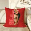 Artist FFrida KKahlo Cushion Cover Pillow Case Antidustmite Pillowcase Silky Short Plush Sofa Cushion Cover hot